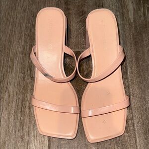 Jeffrey Campbell Blush Pink Strappy Heels
